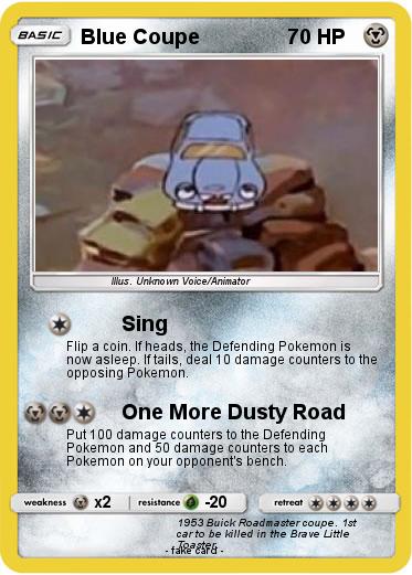 Pokemon Blue Coupe Pokemon Blue Coupe
