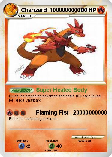 Pokemon Charizard  10000000000