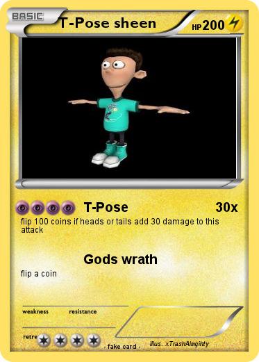 Pokemon T-Pose sheen