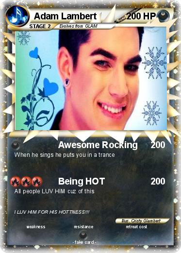 Pokemon Adam Lambert