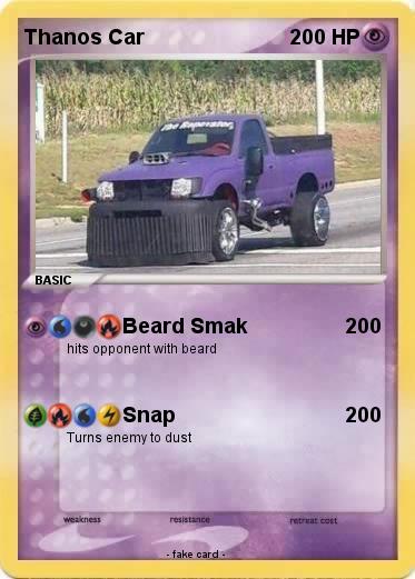 Pokemon Thanos Car