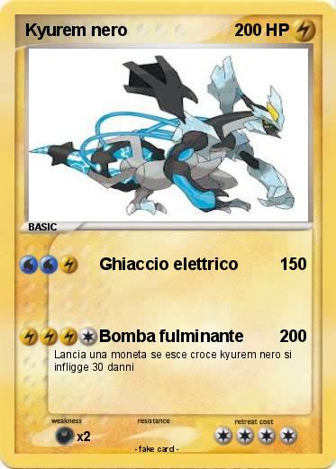 Pokemon Kyurem nero
