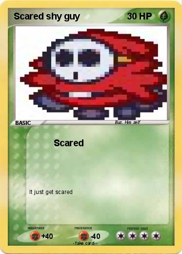 Pokemon Scared shy guy