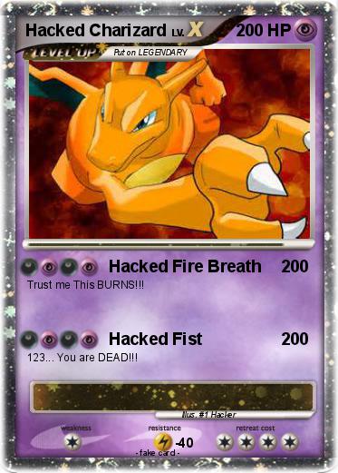 Pokemon Hacked Charizard