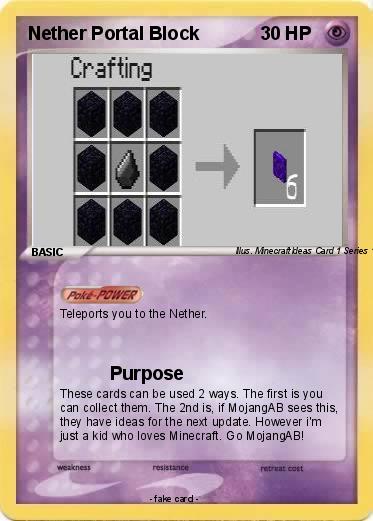Pokemon Nether Portal Block