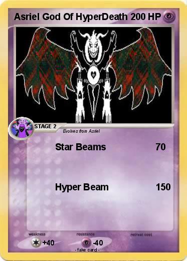 Pokemon Asriel God Of HyperDeath