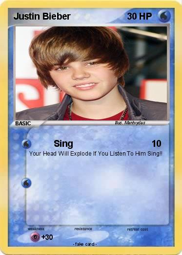 Pokemon Justin Bieber