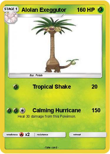 Pokemon Alolan Exeggutor