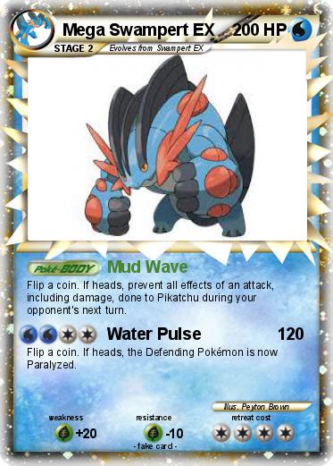 Pokemon Mega Swampert EX