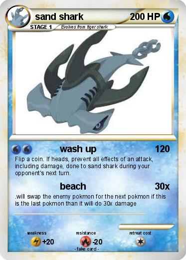 Pokemon sand shark