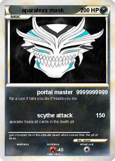 Pokemon aparalexs mask