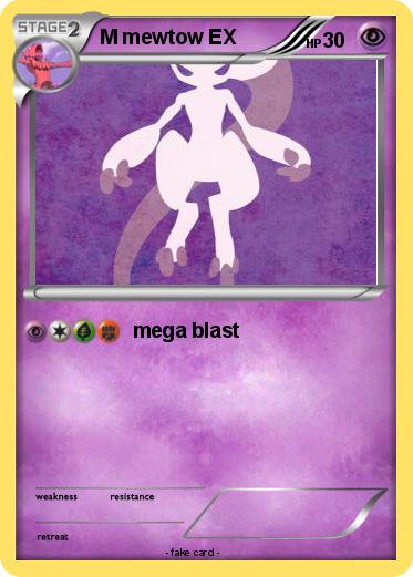 Pokemon M mewtow EX