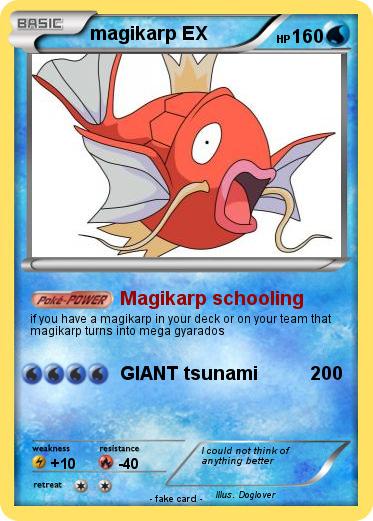 Pokemon magikarp EX