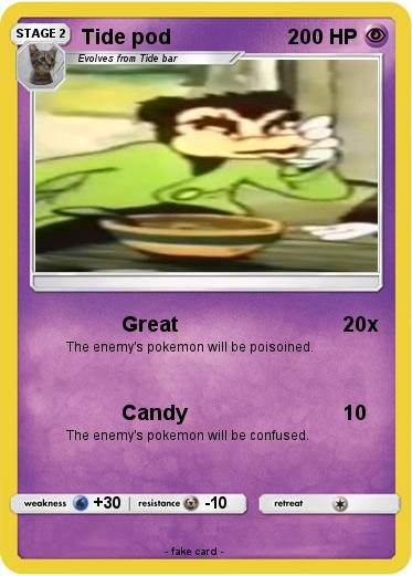 Pokemon Tide pod