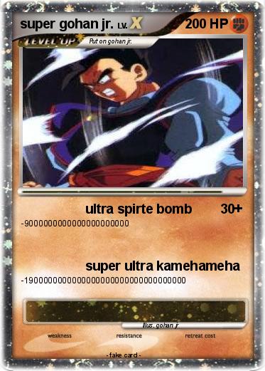 Pokemon super gohan jr.