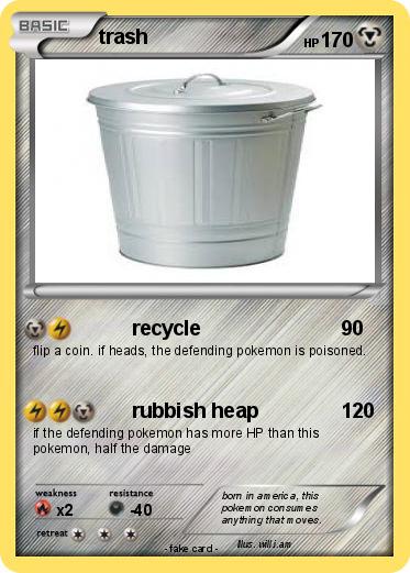 Pokemon trash