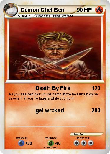 Pokemon Demon Chef Ben