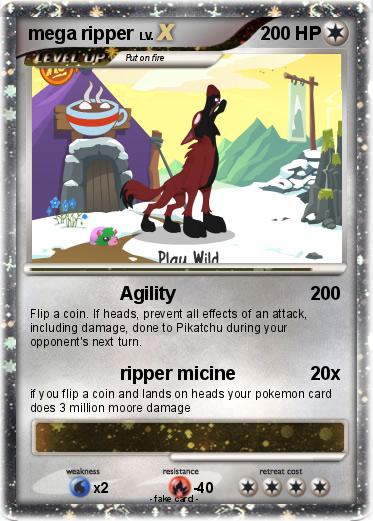 Pokemon mega ripper