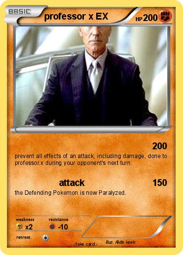 Pokemon professor x EX