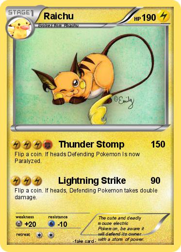 Pokemon Raichu