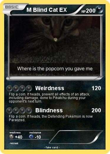 Pokemon M Blind Cat EX
