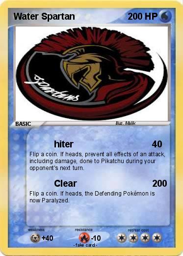 Pokemon Water Spartan