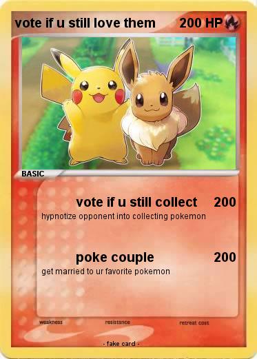Pokemon vote if u still love them