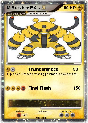 Pokemon M Buzzbee EX