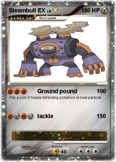 Pokemon Steambull EX