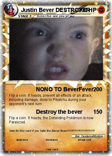 Pokemon Justin Bever DESTROYER