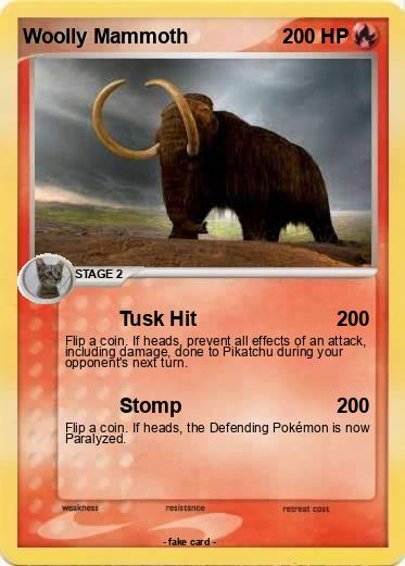Pokemon Woolly Mammoth