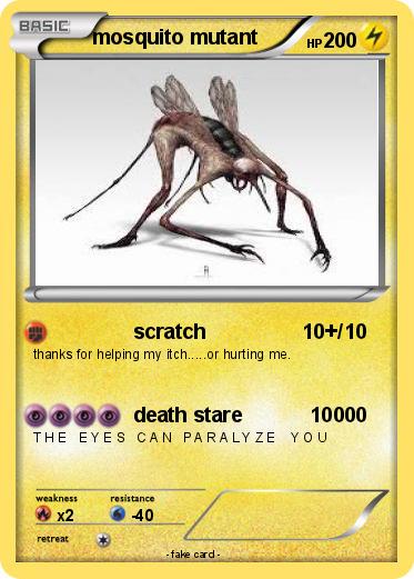 Pokemon mosquito mutant