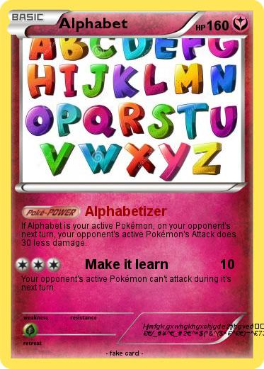 Pokemon Alphabet