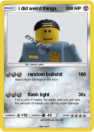 Pokemon i did weird things