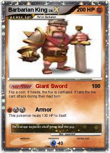 Pokemon Barbarian King