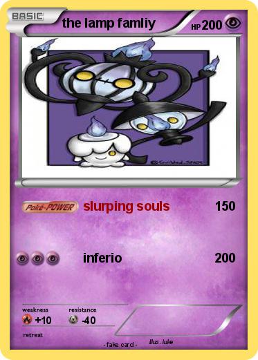 Pokemon the lamp famliy