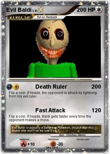 Pokemon Evil Baldi