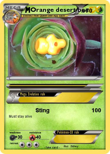 Pokemon Orange desert bee
