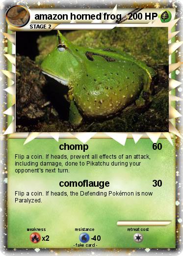 Pokemon amazon horned frog