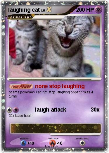 Pokemon laughing cat