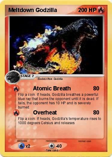 Pokemon Meltdown Godzilla