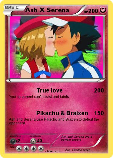 Pokemon Ash X Serena