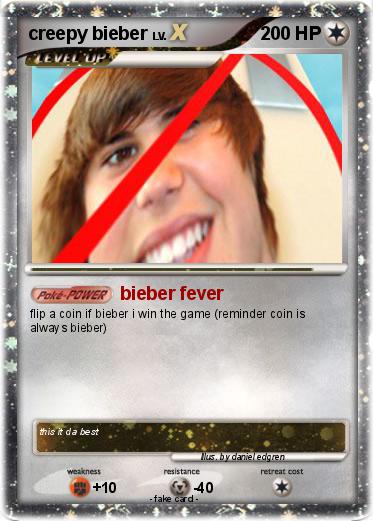 Pokemon creepy bieber