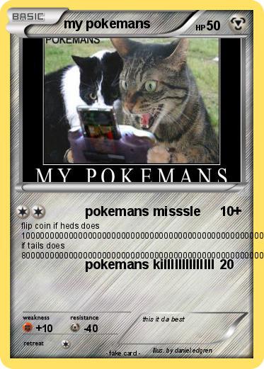 Pokemon my pokemans