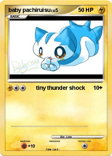 Pokemon baby pachiruisu