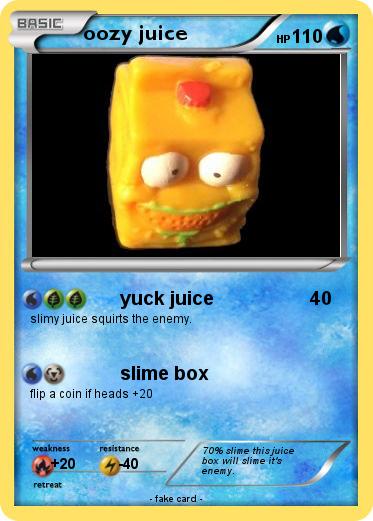 Pokemon oozy juice