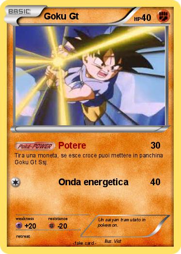 Pokemon Goku Gt