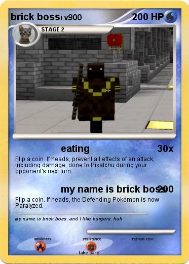 Pokemon brick boss