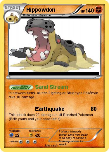 Pokemon Hippowdon