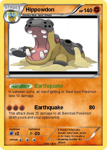 Pokemon Hippowdon